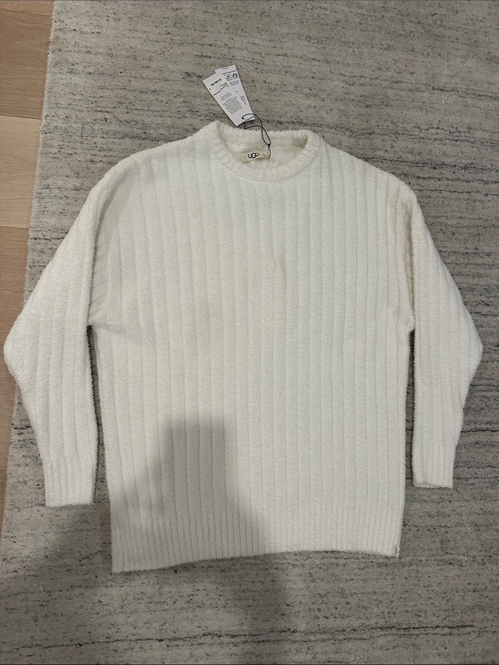 UGG Women’s Cream Ribbed Sweater